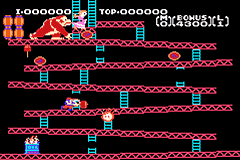 Donkey Kong Jr E-Reader screenshot 3 for GameBoy Advance
